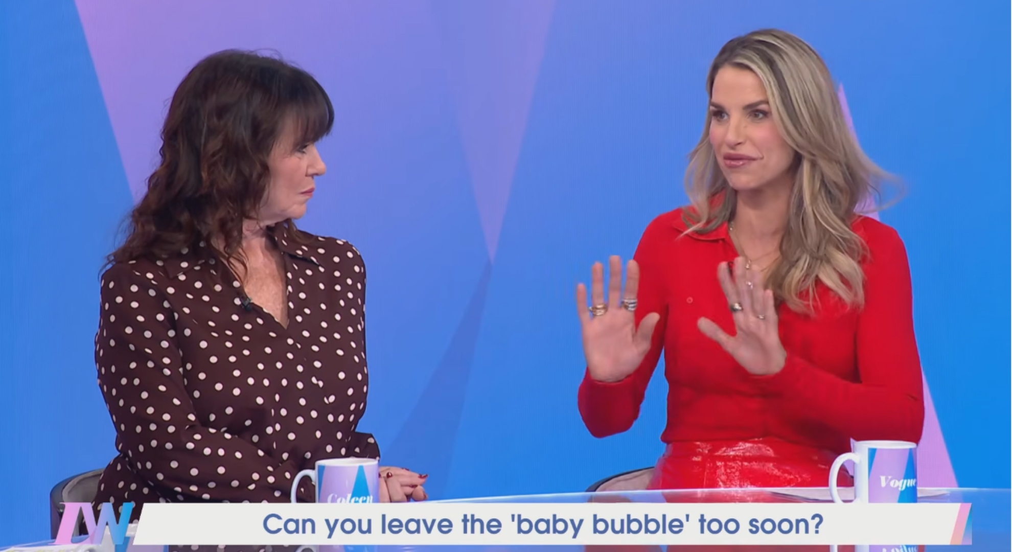 Coleen Nolan and Vogue Williams on Loose Women