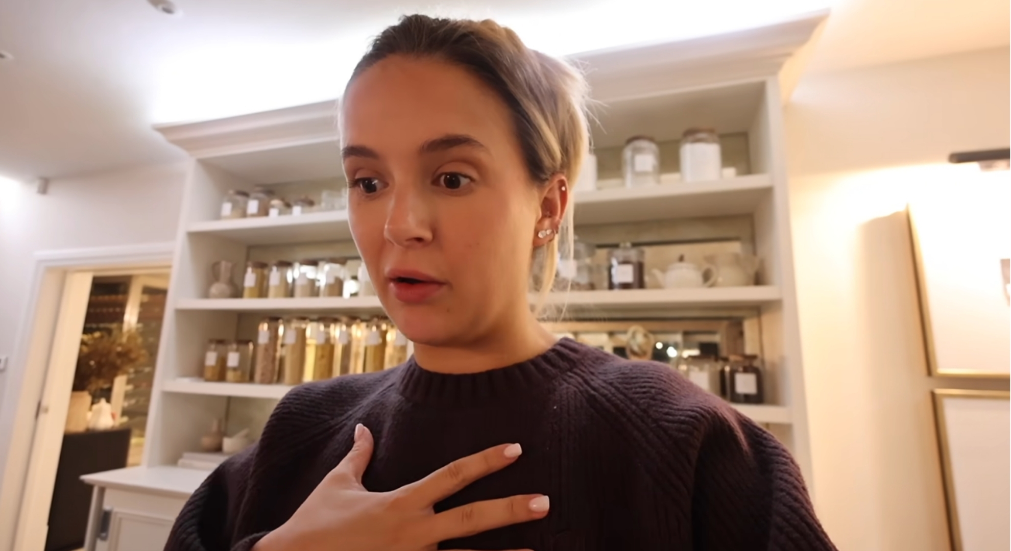 Molly-Mae Hague talking in YouTube vlog