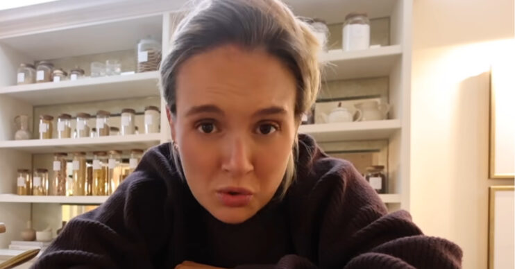 Molly-Mae Hague talking in YouTube vlog