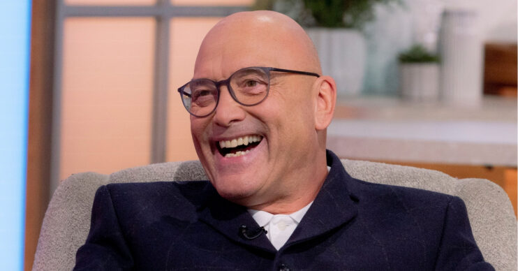 Gregg Wallace smiling on Lorraine