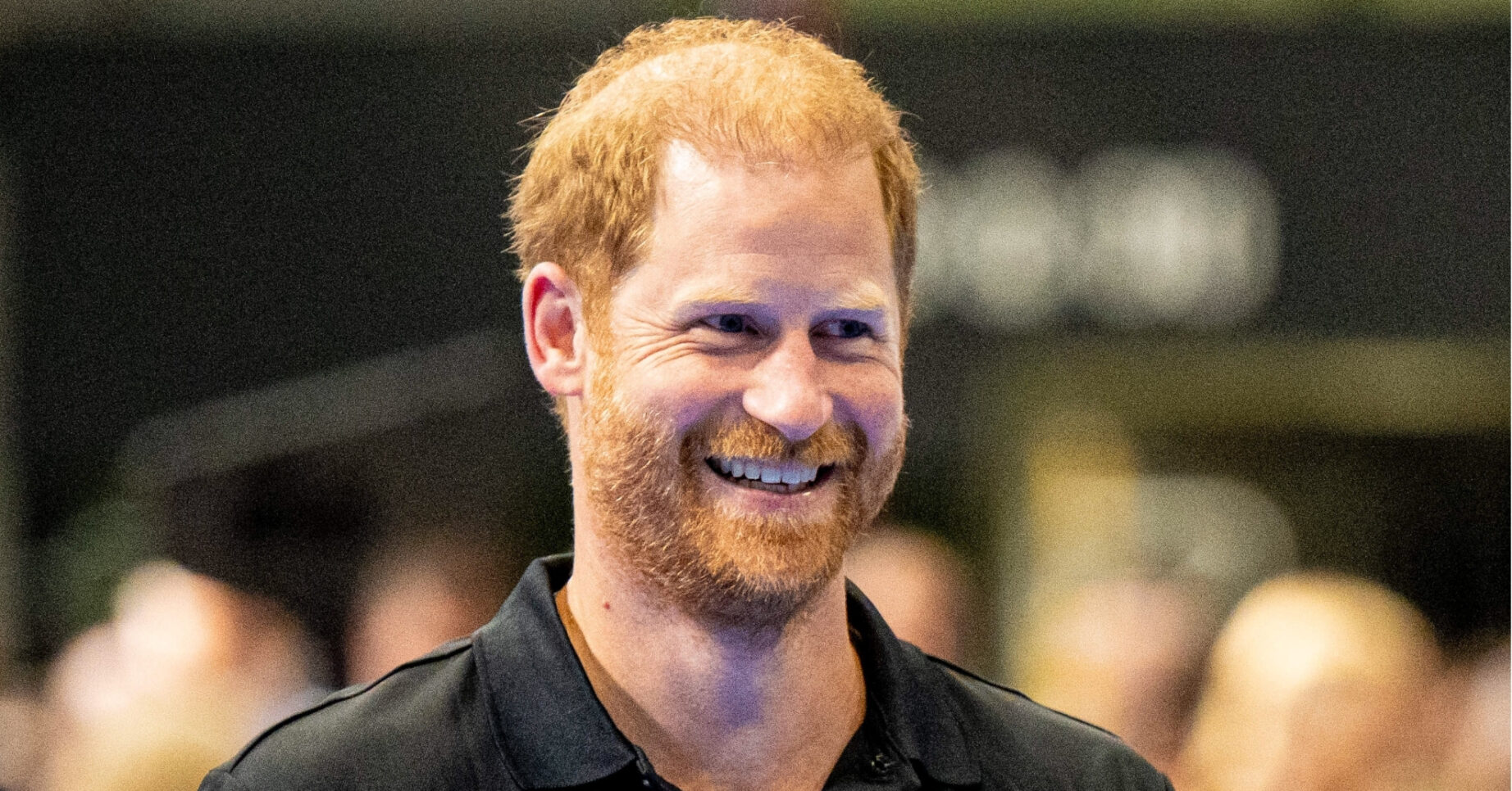 Prince Harry smiling at Invictus Games