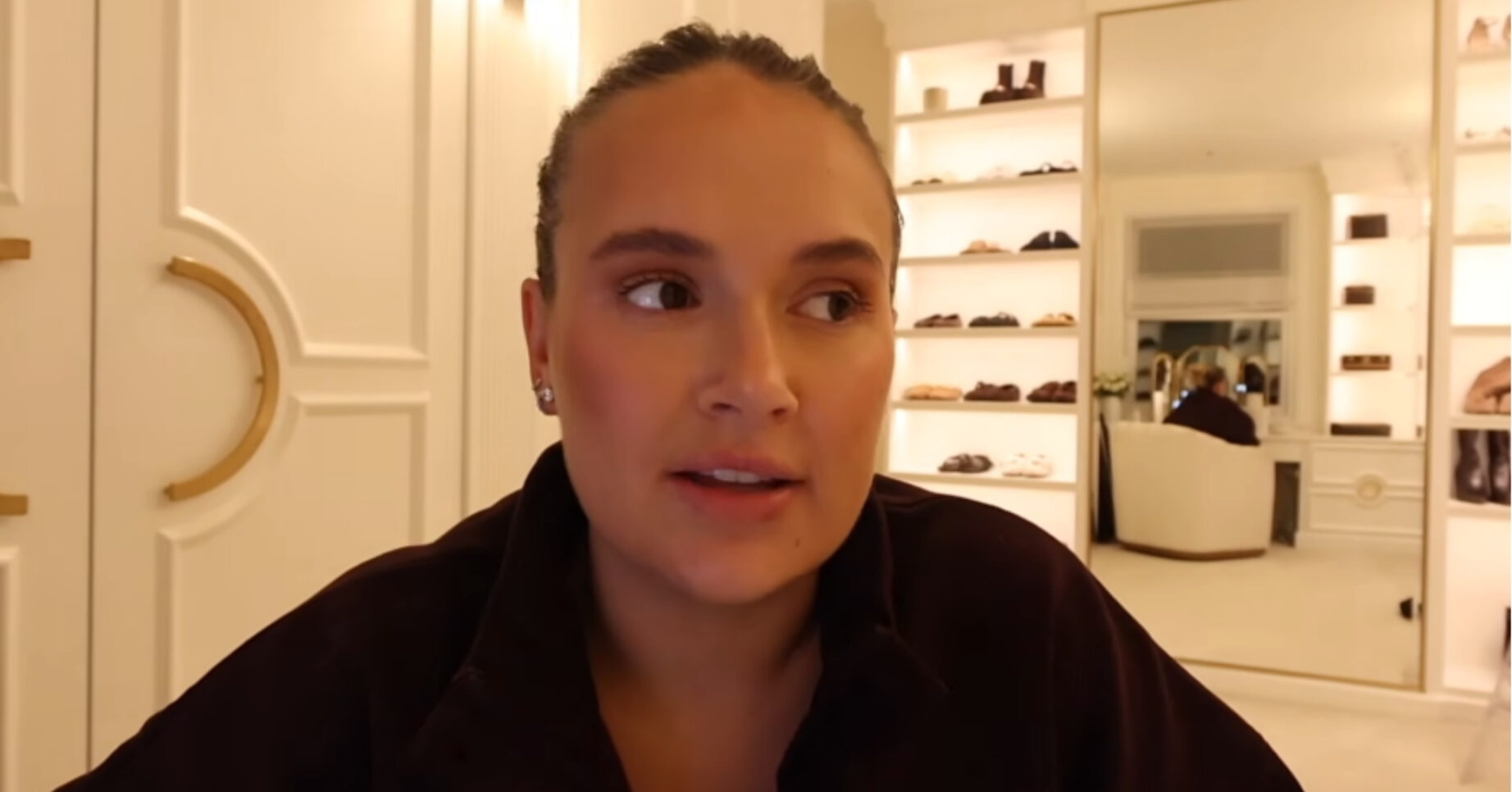 Molly-Mae Hague talking in YouTube vlog