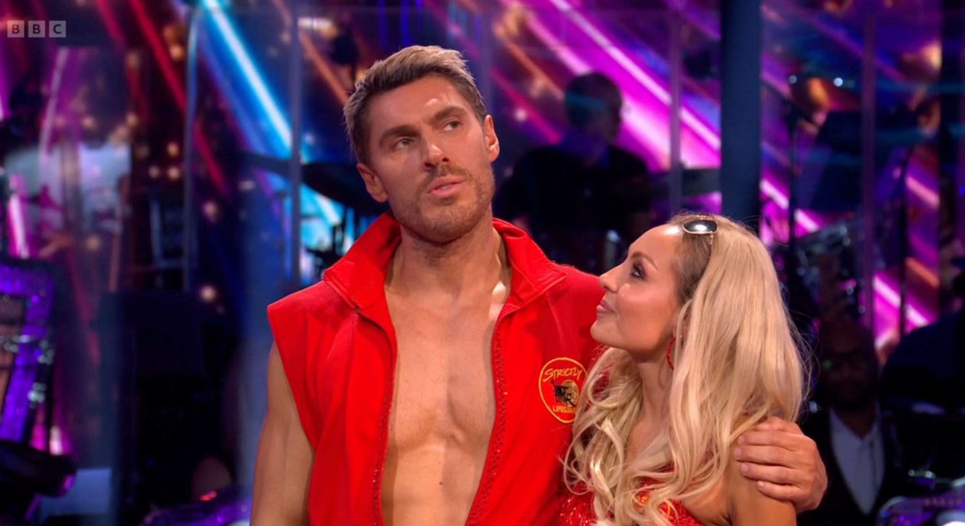 Chris Appleton and Amy Dowden on Strictly Come Dancing