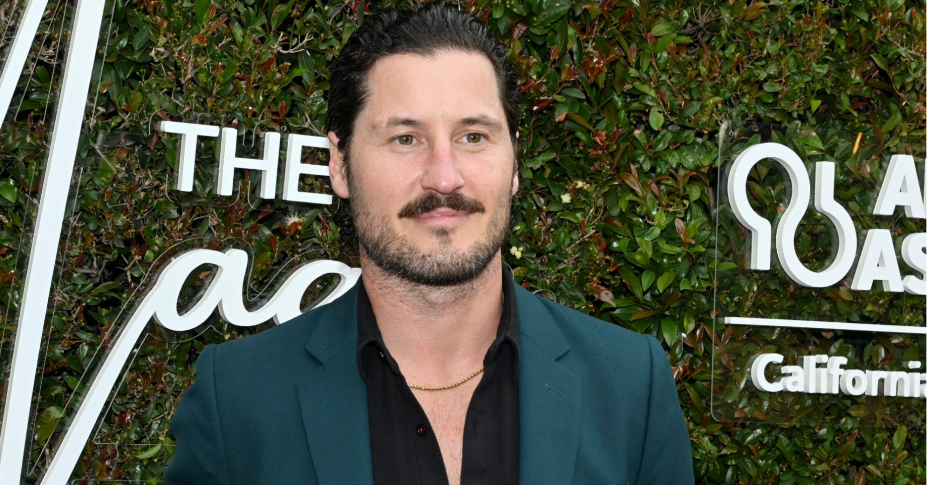 Val Chmerkovskiy poses on red carpet