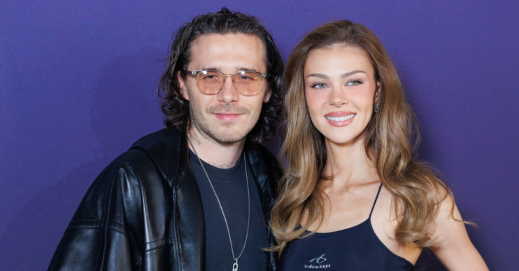 Brooklyn Beckham poses with Nicola Peltz