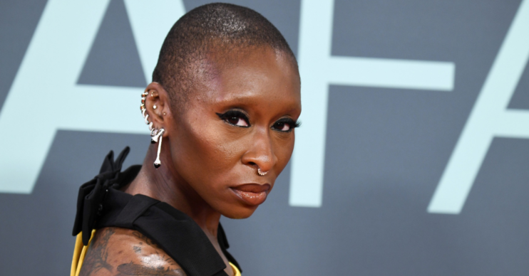 Cynthia Erivo wears a butter yellow dress