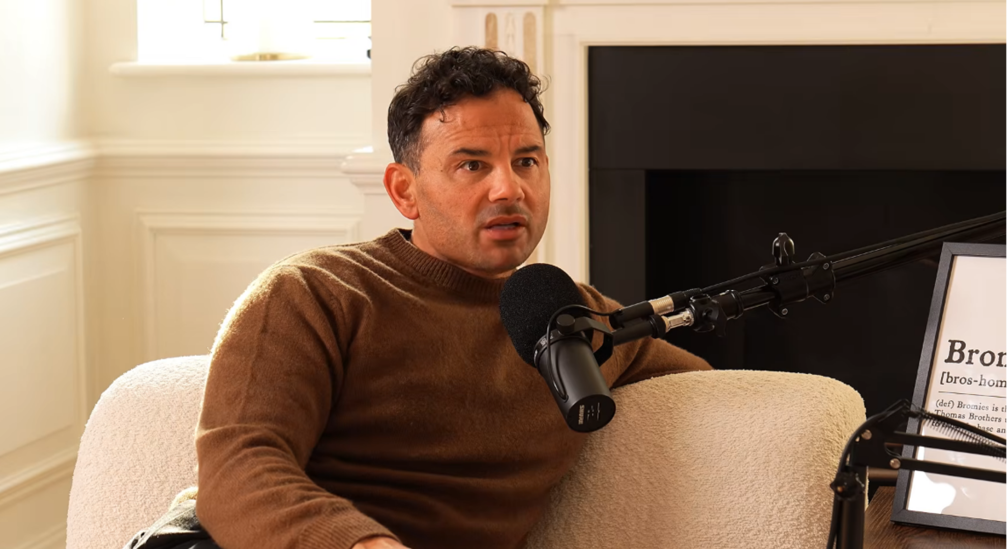 Ryan Thomas speaking on podcast