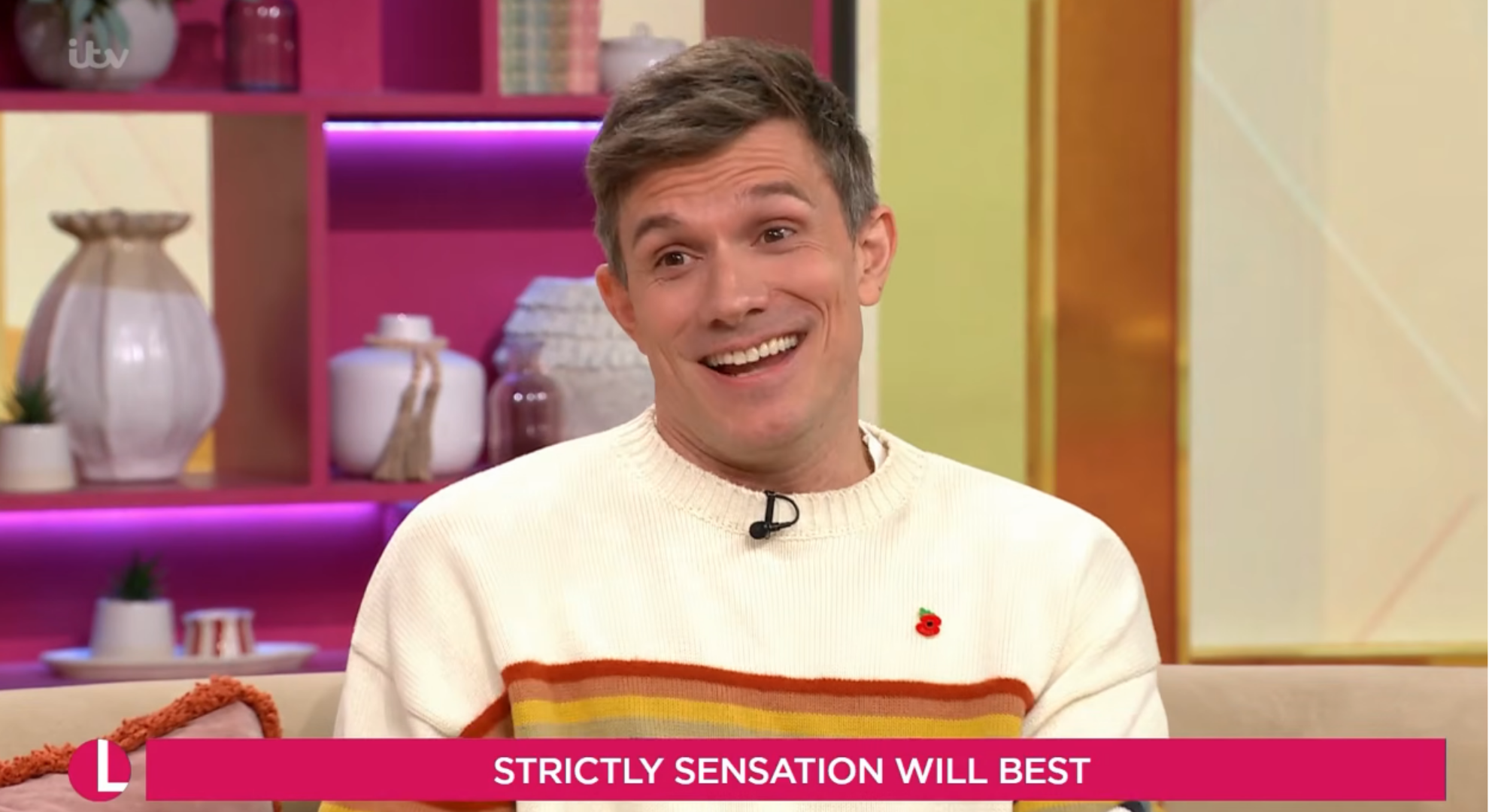 Will Best smiling on Lorraine