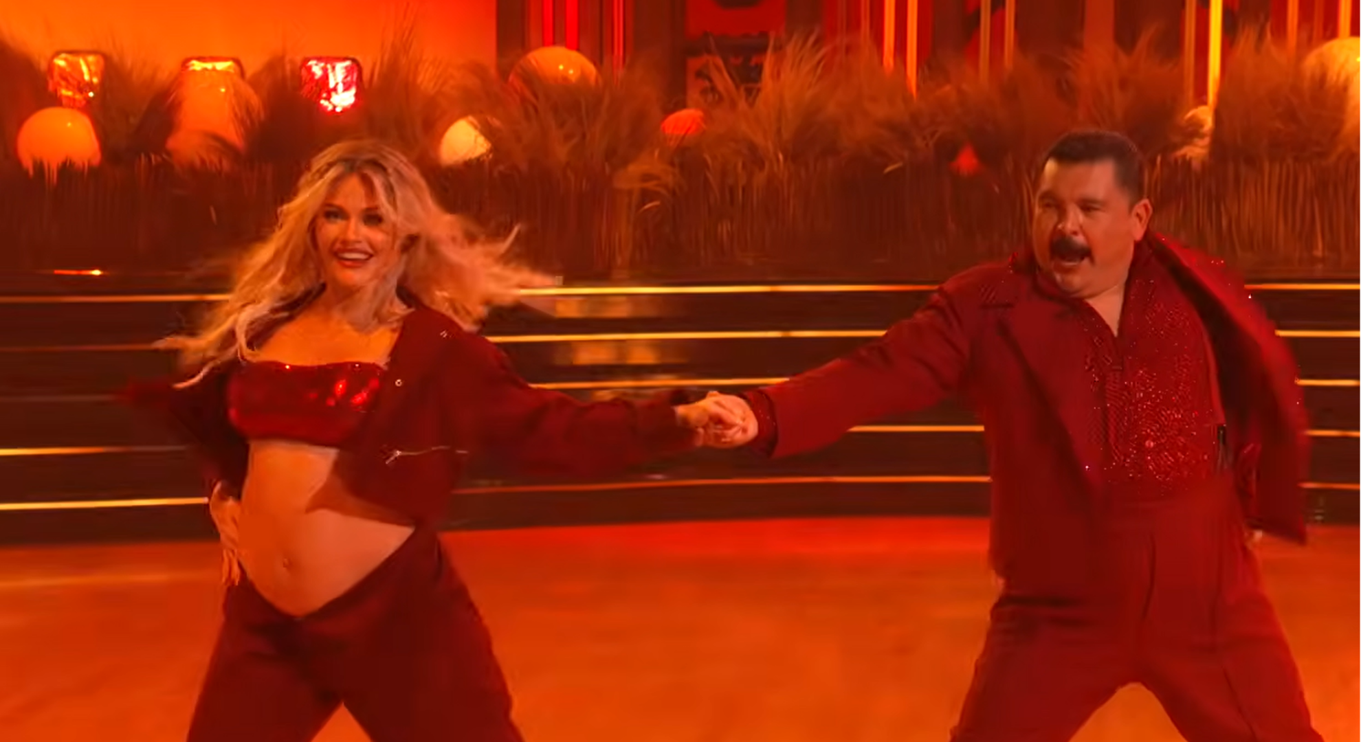 Guillermo Rodriguez and Witney Carson’s Super Bowl Night Salsa