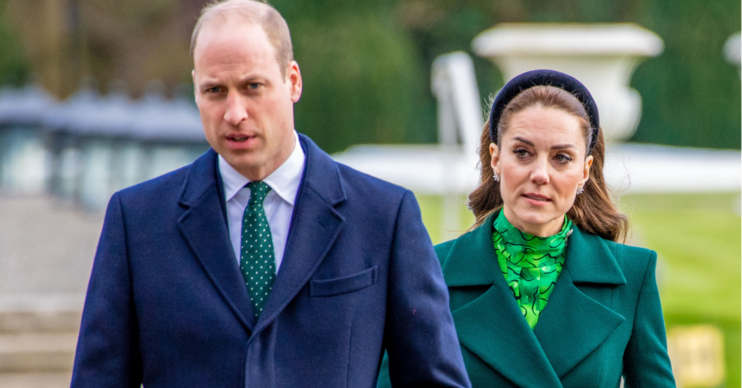 Princess William and Prince Kate walking together