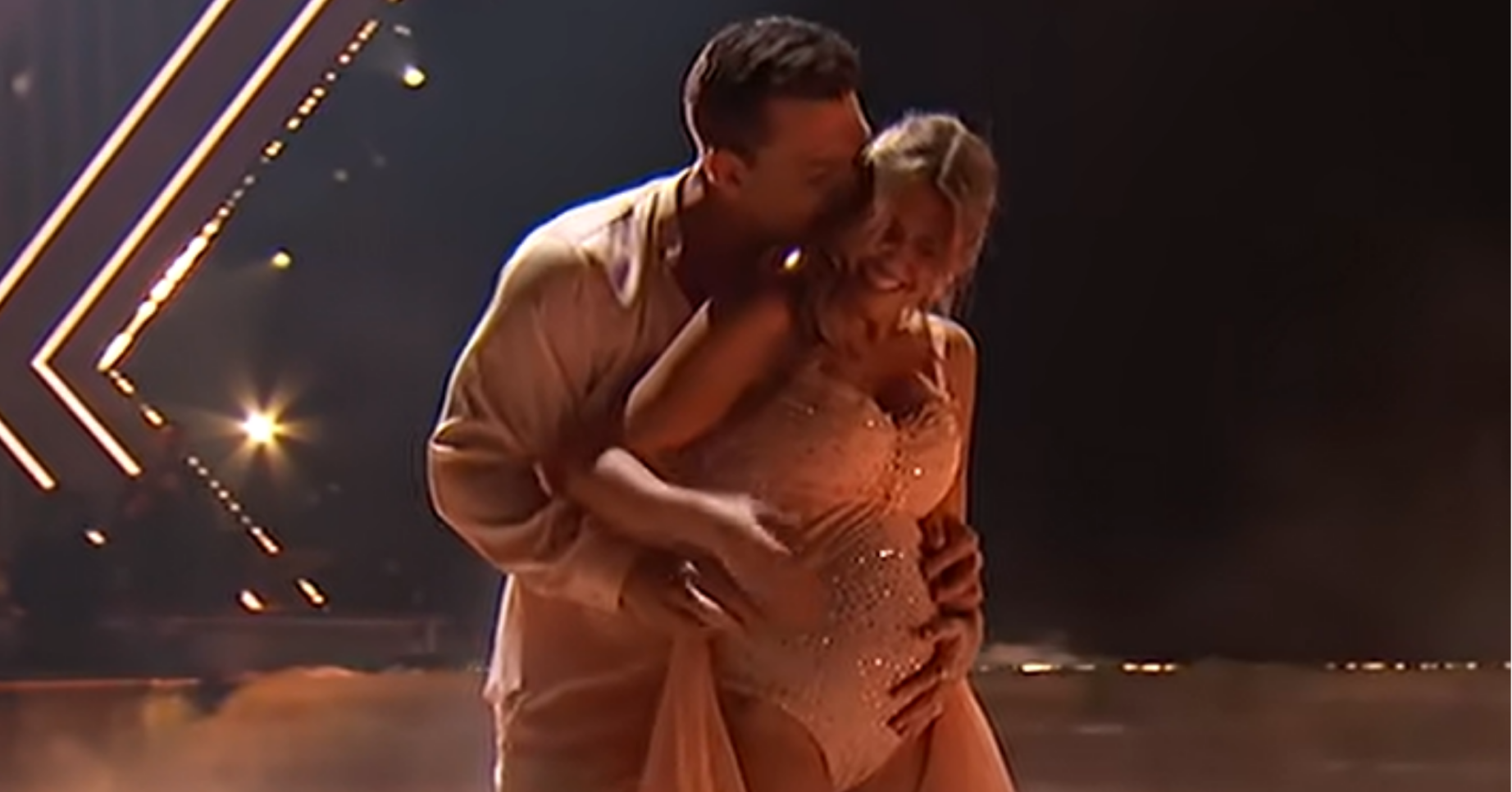 Tyler Cameron and Tate Madden share pregnancy news on DWTS