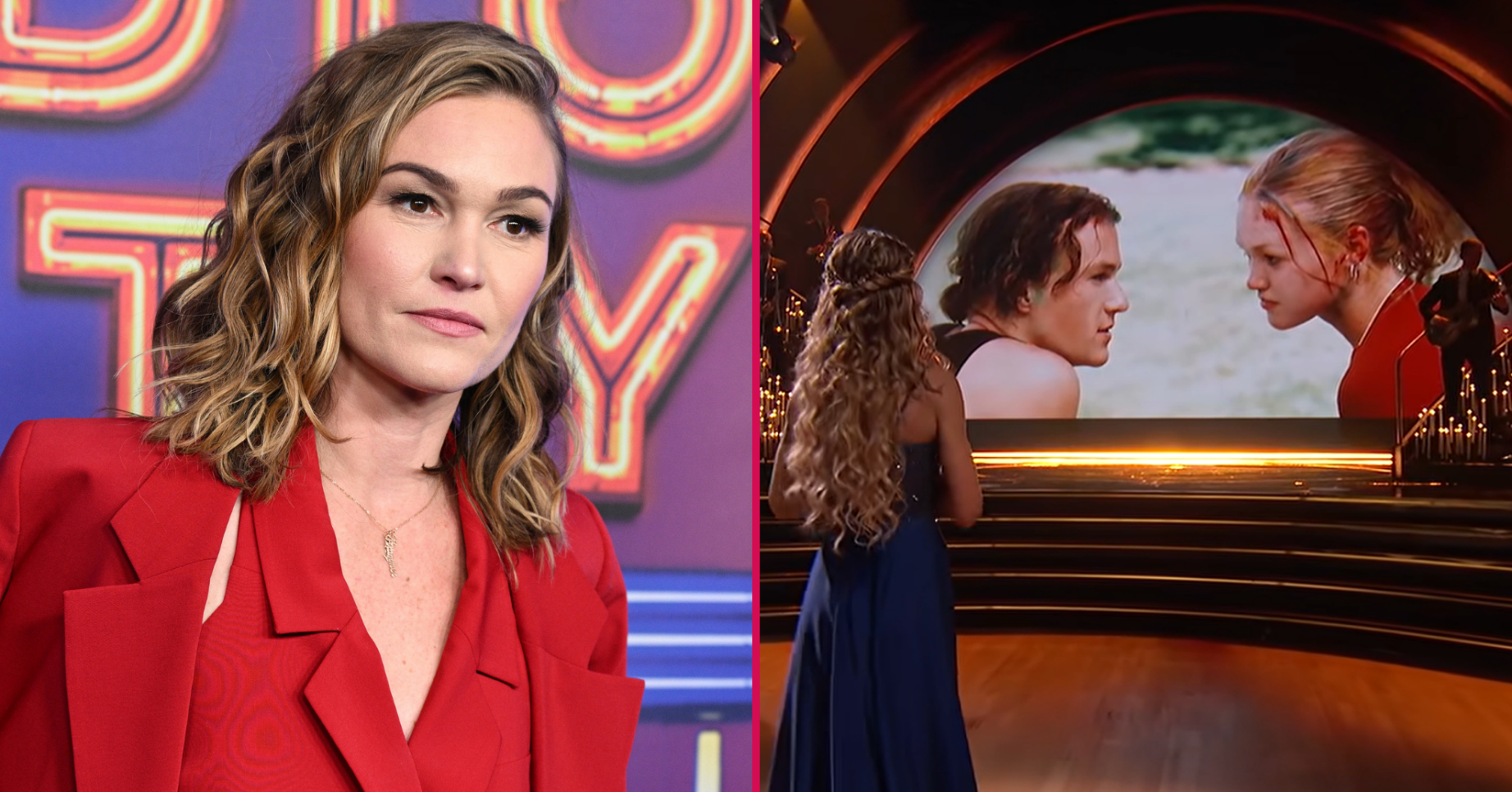 Julia Stiles pays tribute to Heath Ledger