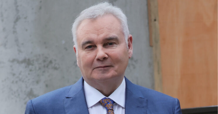 Eamonn Holmes in blue suit