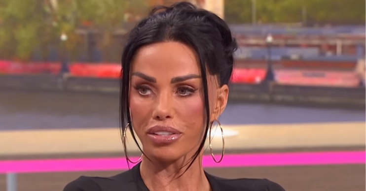 Katie Price speaking on GMB