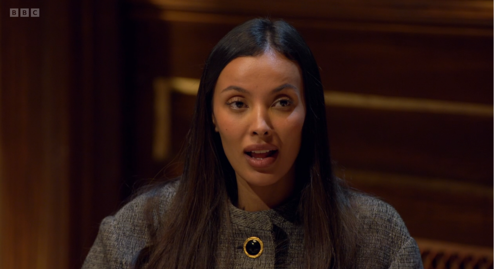 Maya Jama on Celebrity Traitors