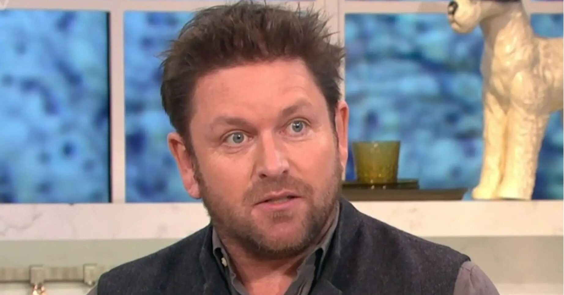 James Martin looking shocked