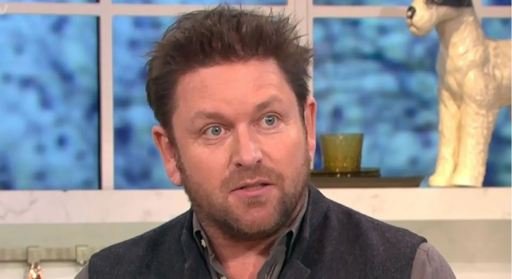 James Martin looking shocked