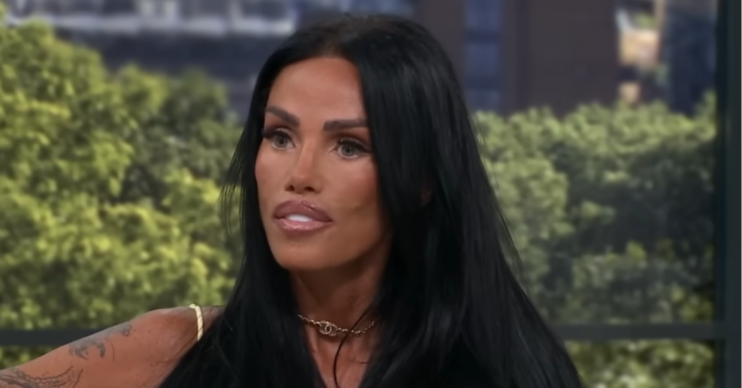 Katie Price speaking on This Morning