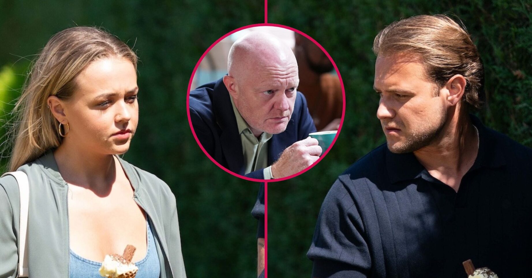 EastEnders split pic: Amy / Craig / Max