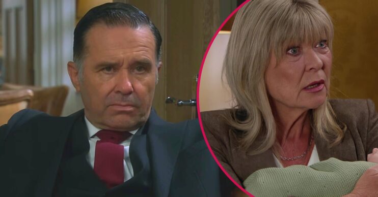 Graham and Kim Tate in Emmerdale (Credit: ITV)