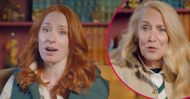 Hannah Fry / Jerry Hall on Celebrity Traitors