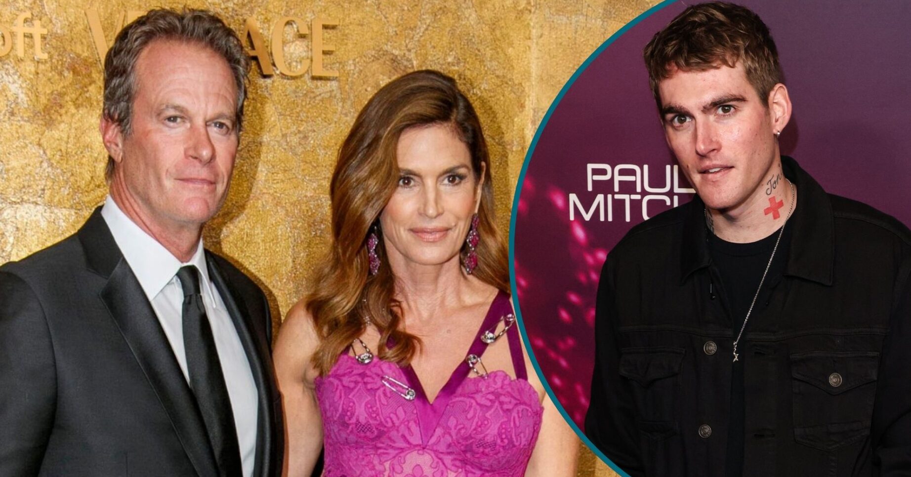 Cindy Crawford and spouse Rande Gerber / Presley Gerber