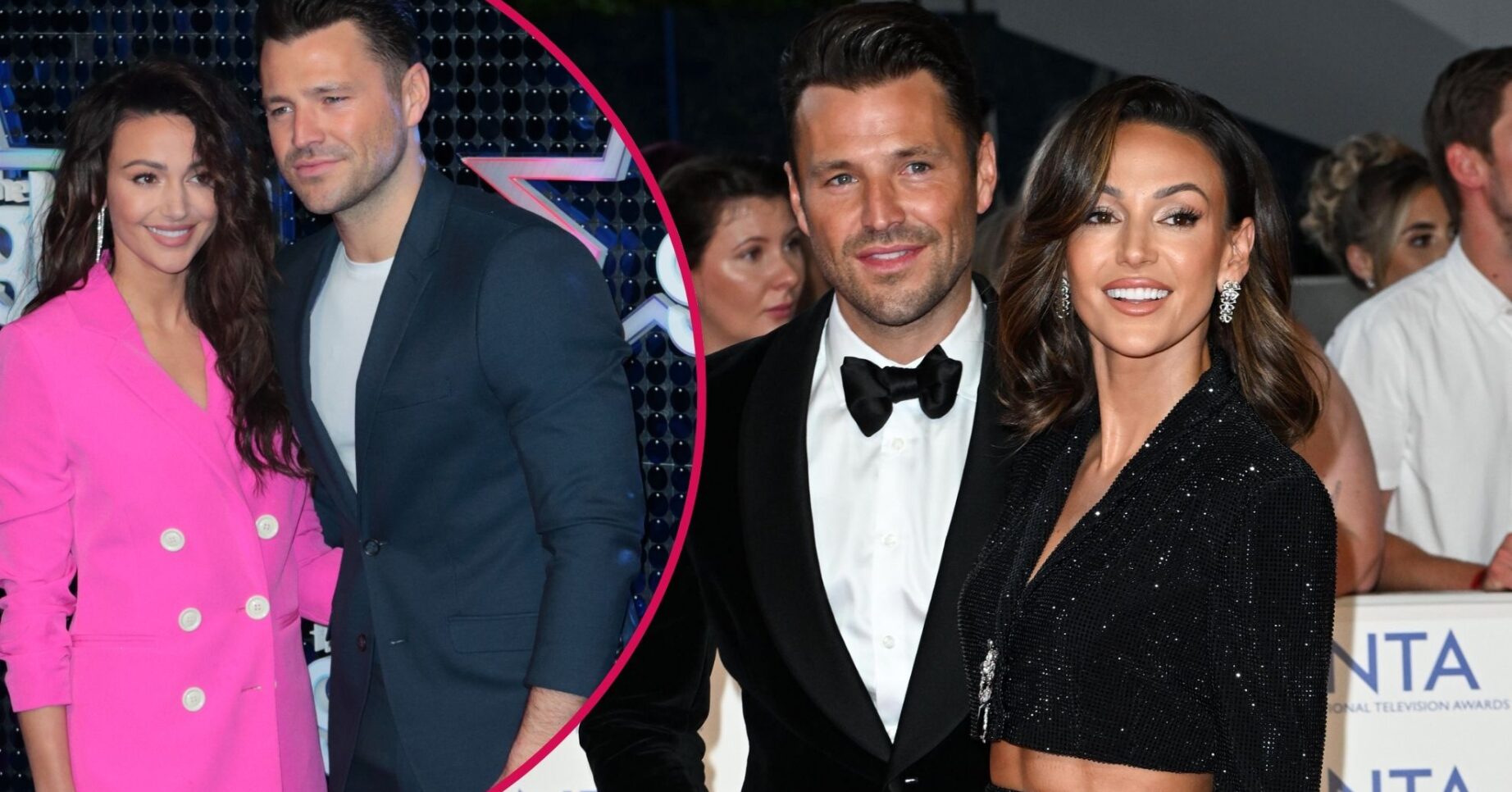 Michelle Keegan and Mark Wright on the red carpet