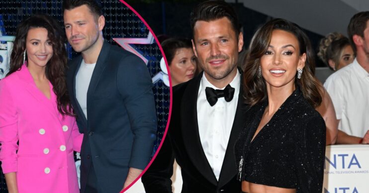 Michelle Keegan and Mark Wright on the red carpet