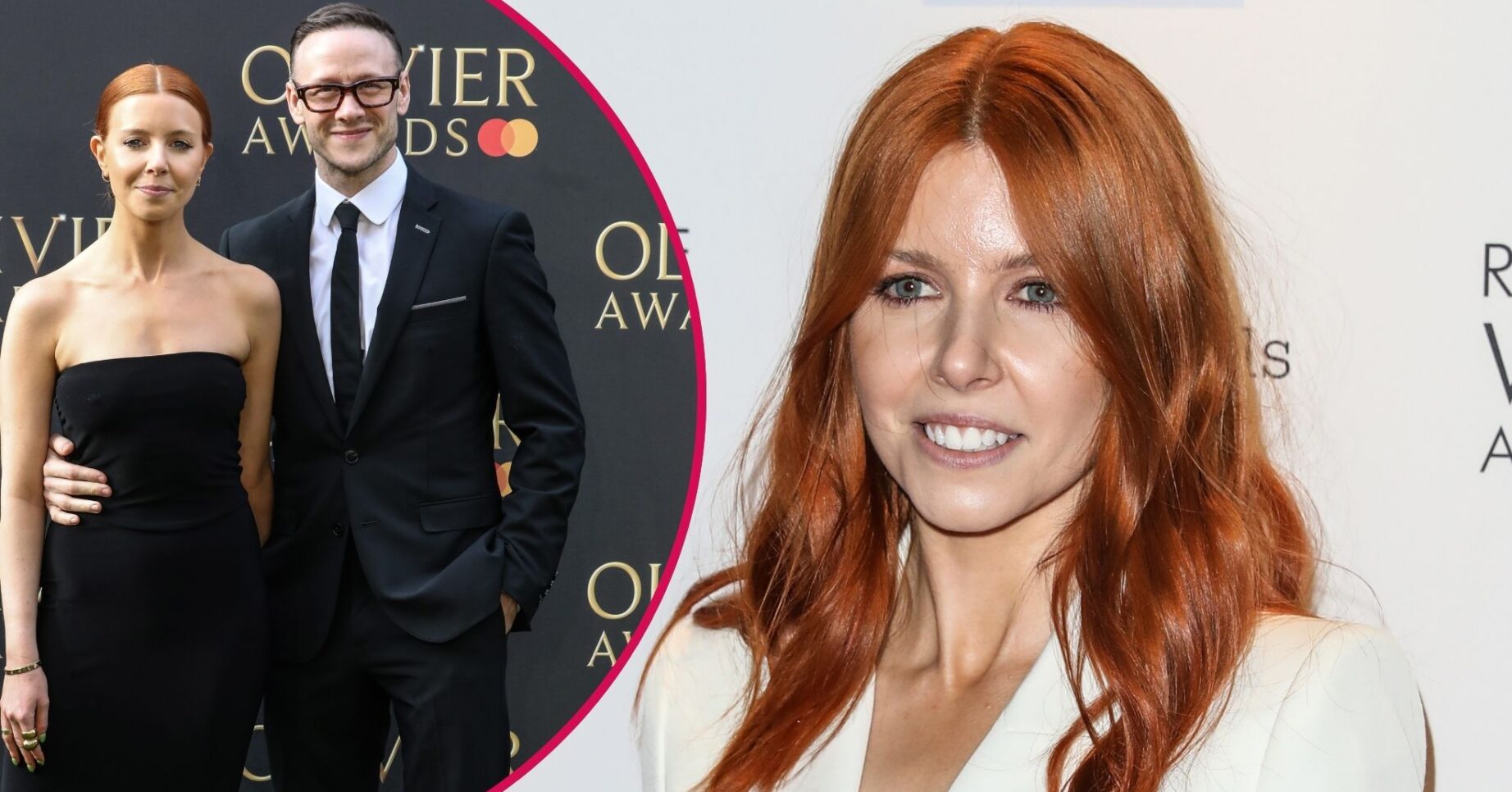 Stacey Dooley and Kevin Clifton on the red carpet/Stacey Dooley on the red carpet