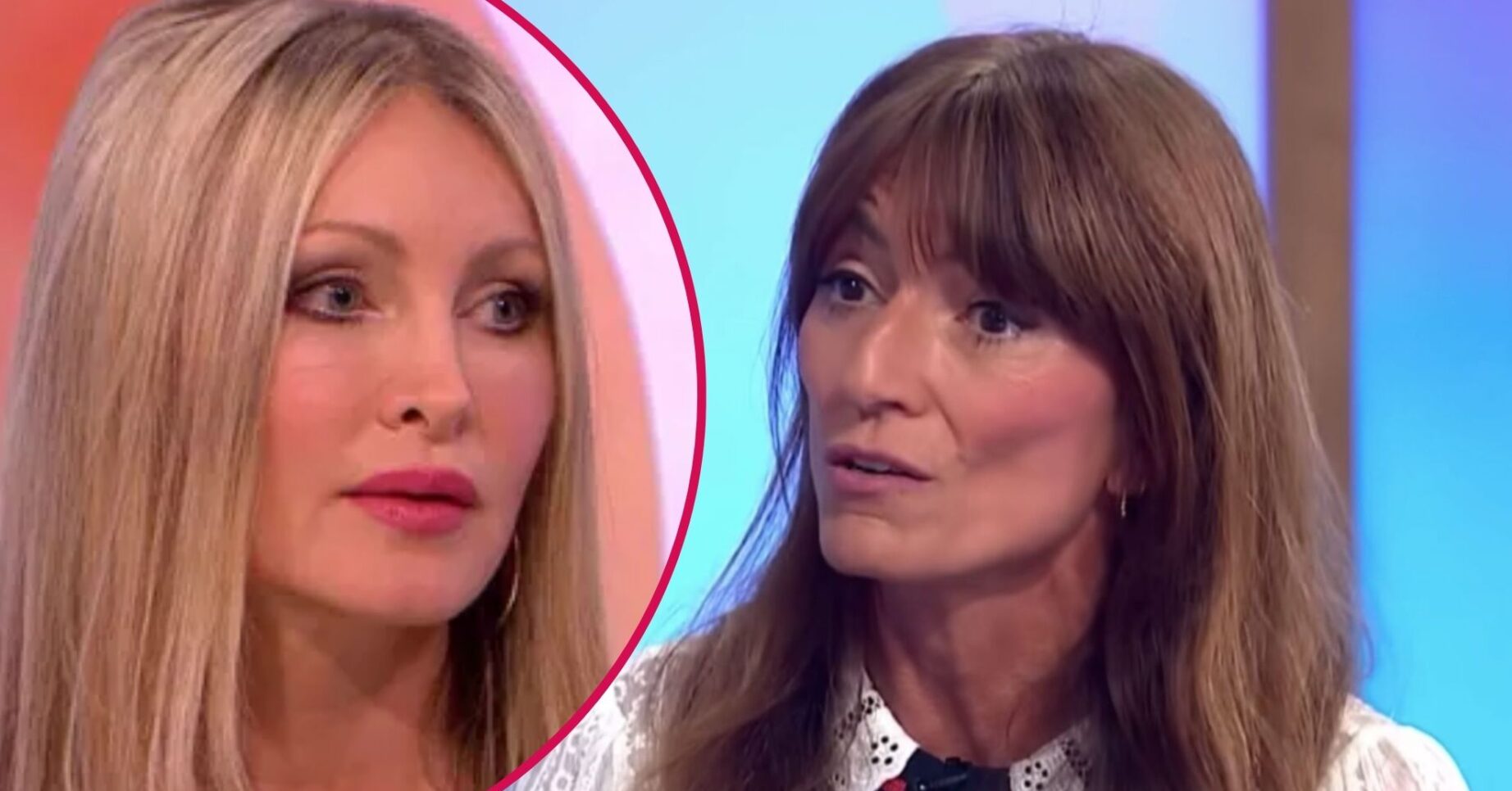 Caprice on Loose Women/Davina McCall on This Morning