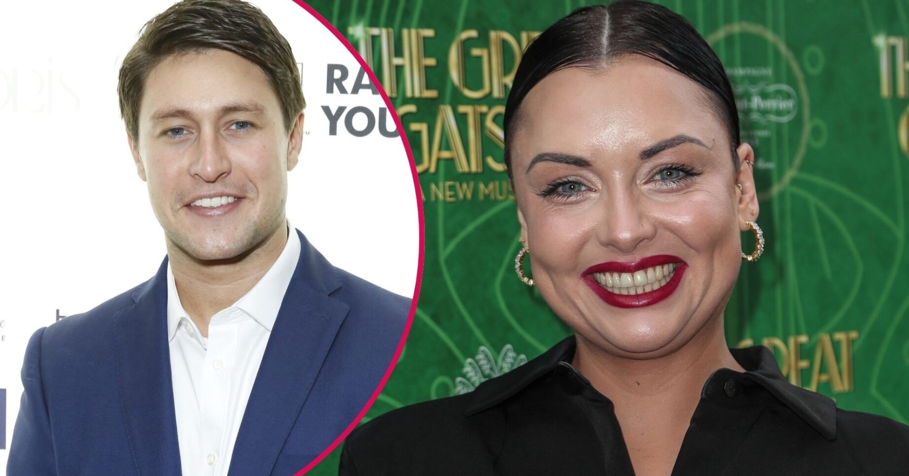 Tony Discipline smiling/Shona McGarty smiling