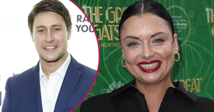 Tony Discipline smiling/Shona McGarty smiling