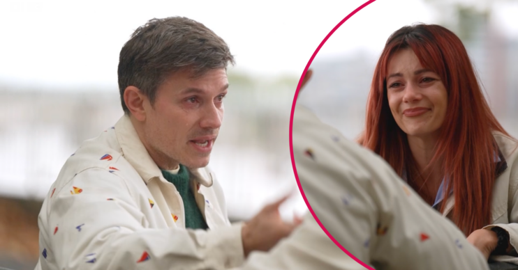 Will Best and Dianne Buswell crying