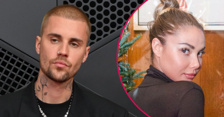 ED composite of Justin Bieber at Grammys and Sahara Ray at event
