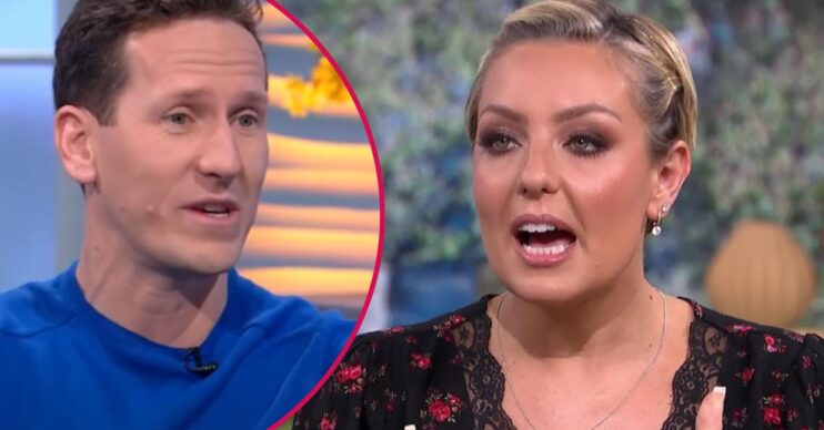 Brendan Cole and Amy Dowden talking