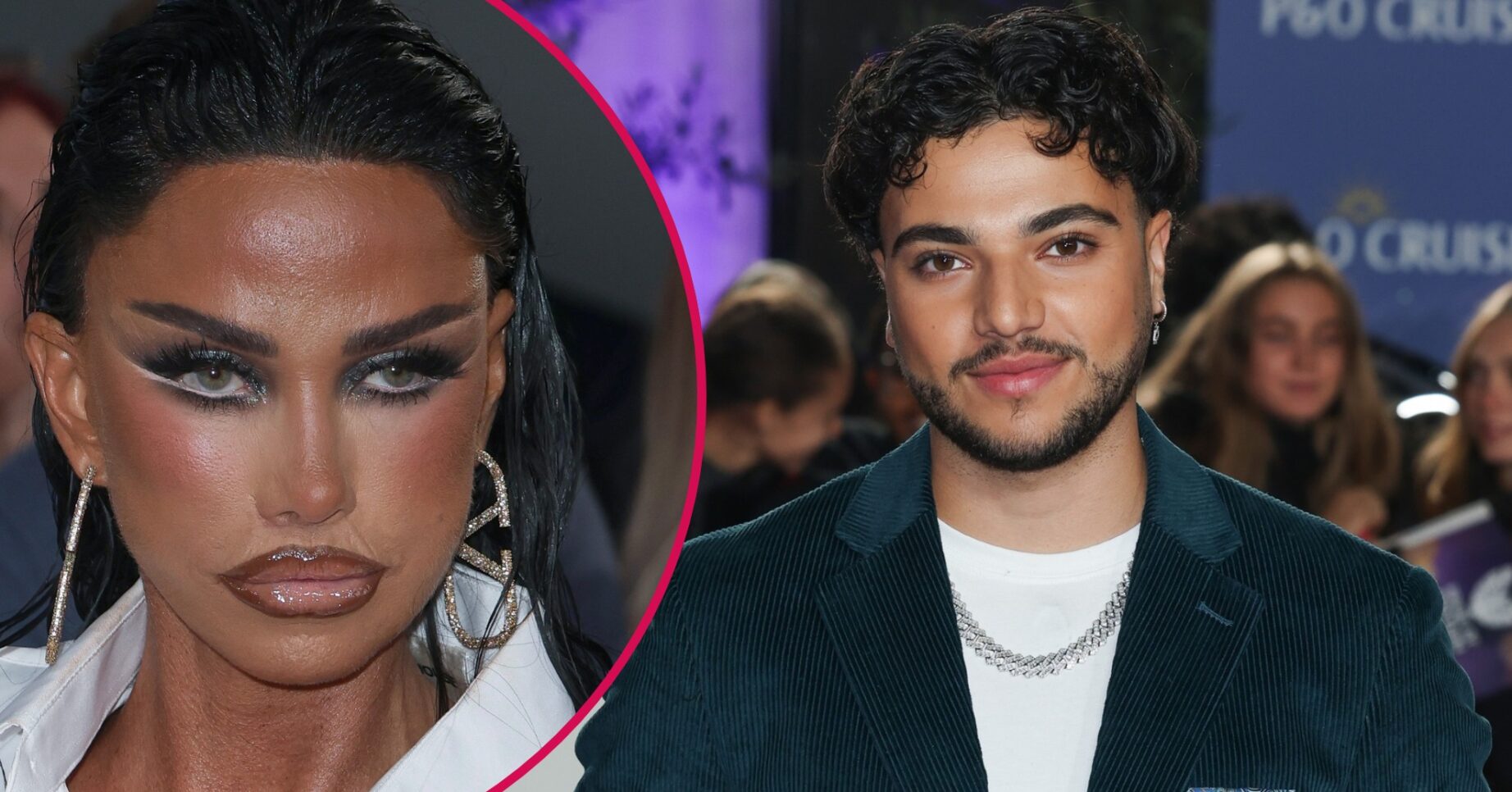 Katie Price on the red carpet / Junior Andre on the red carpet