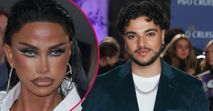 Katie Price on the red carpet / Junior Andre on the red carpet