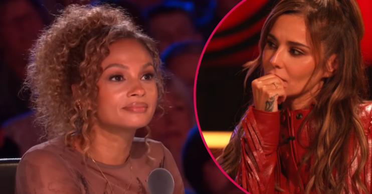 ED composite of Alesha Dixon on Britain's Got Talent and Cheryl on The Voice UK