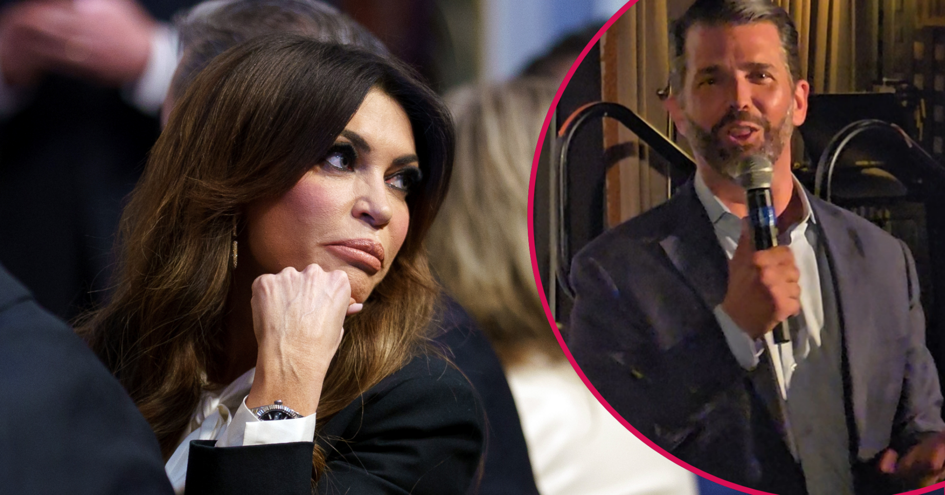 Kimberly Guilfoyle and Don Trump Jr.