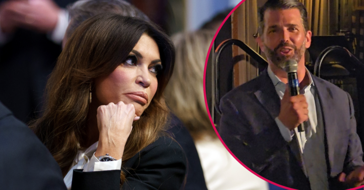 Kimberly Guilfoyle and Don Trump Jr.