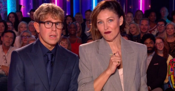 Josh Widdicombe and Emma Willis on Strictly Come Dancing