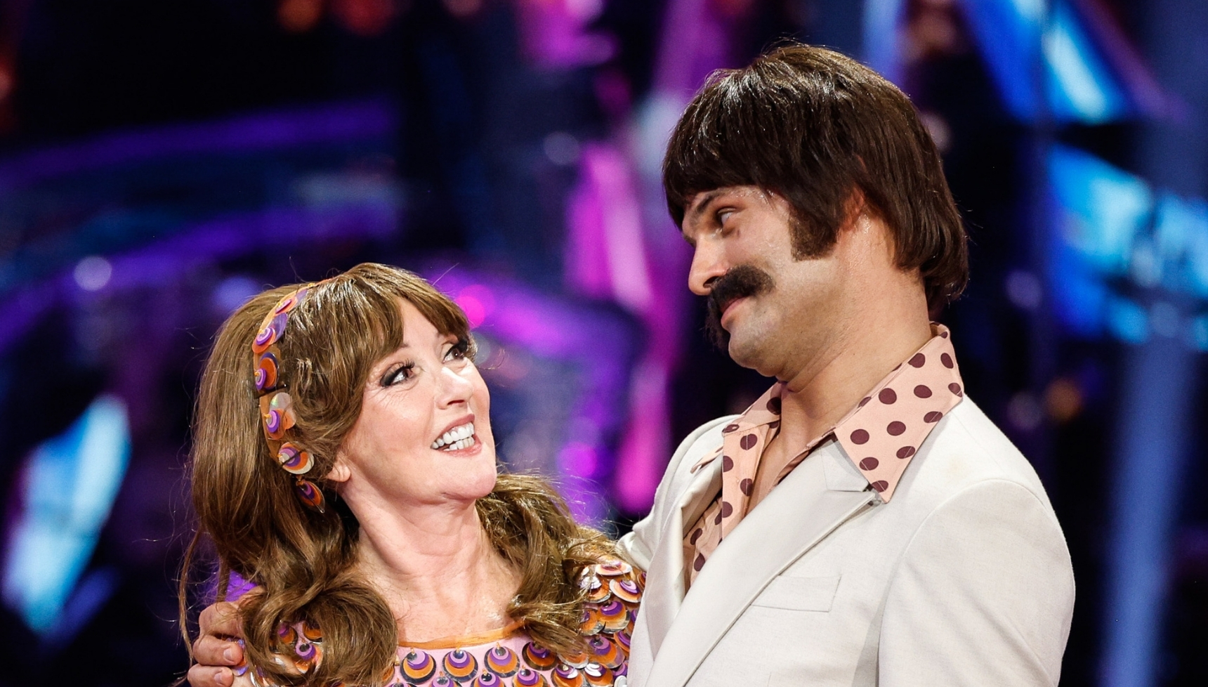 Melanie Walters and Aljaz Skorjanec on Strictly