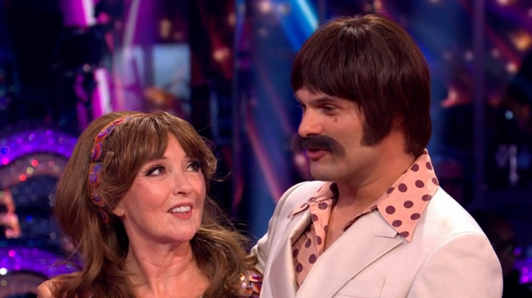 Melanie Walters and Aljaz Skorjanec on Strictly