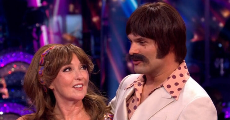 Melanie Walters and Aljaz Skorjanec on Strictly