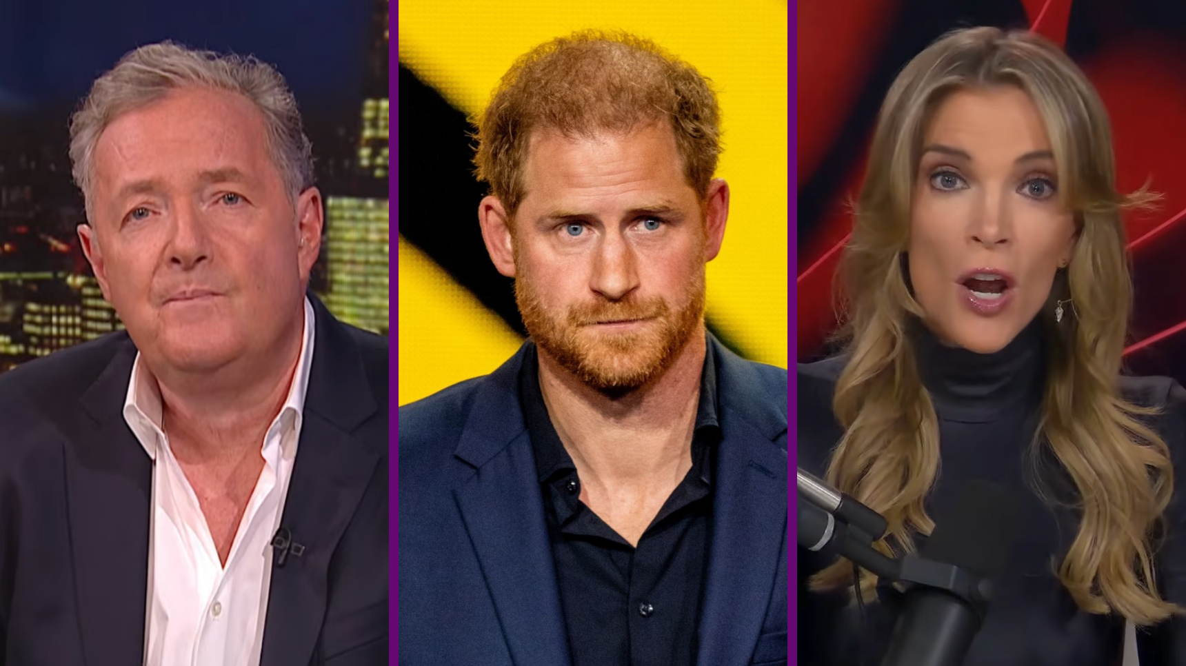 Piers Morgan / Prince Harry / Megyn Kelly
