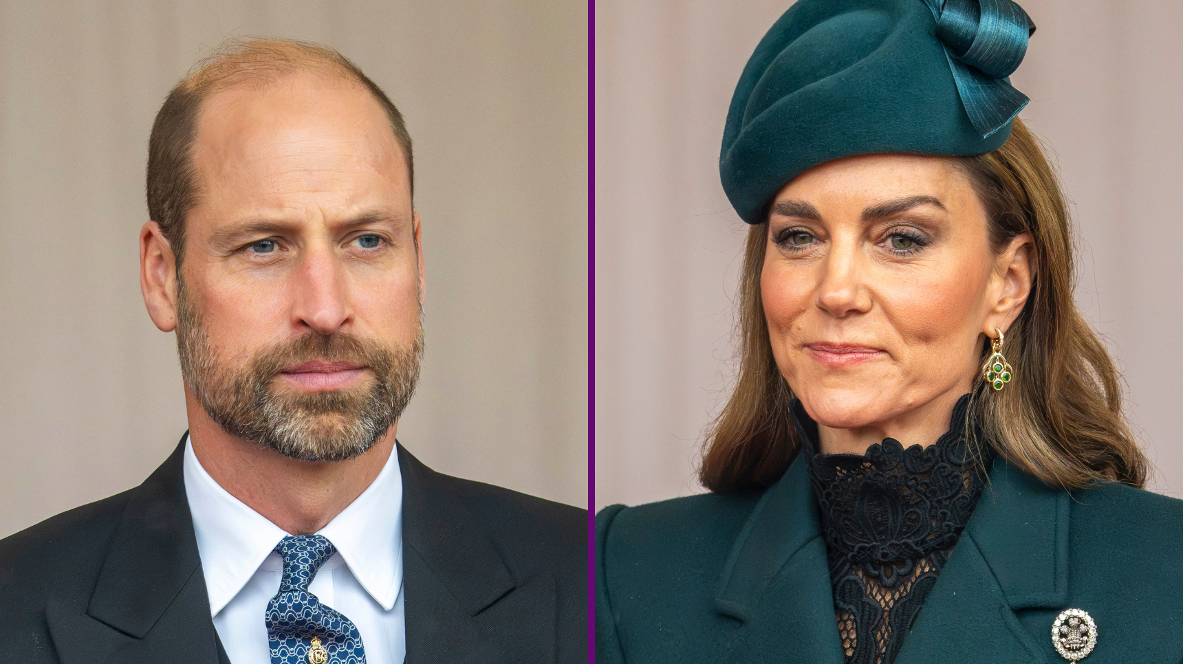 RI composite of Prince William and Princess Kate during state visit