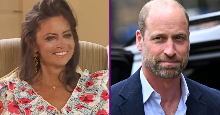 Dame Deborah James and Prince William