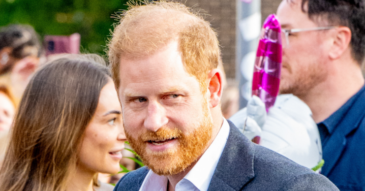 Prince Harry speaking in Nottingham, UK