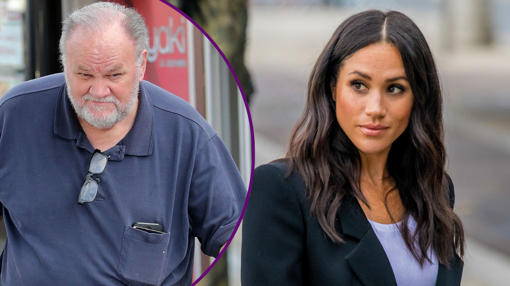 Meghan Markle and her father Thomas Markle