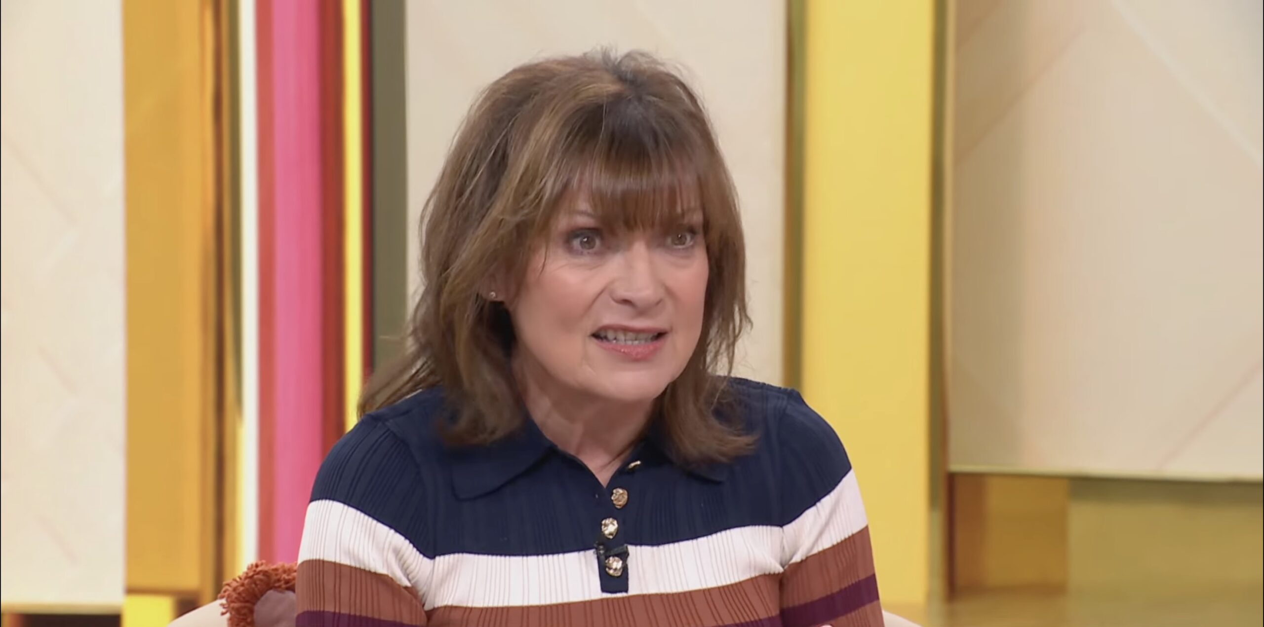 Lorraine Kelly talking 